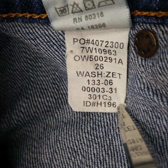 Lucky Brand Easy Rider Straight Leg Jeans Women's 2 26 Stretch Low Rise C861 - Picture 8 of 8